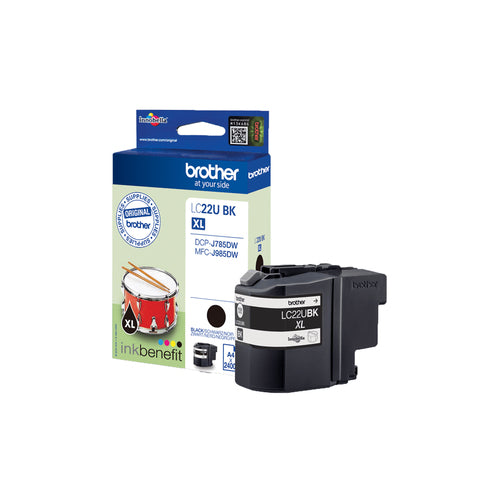 Brother LC22UBK ink cartridge 1 pc(s) Original Black Brother LC22UBK ink cartridge 1 pc(s) Original Black